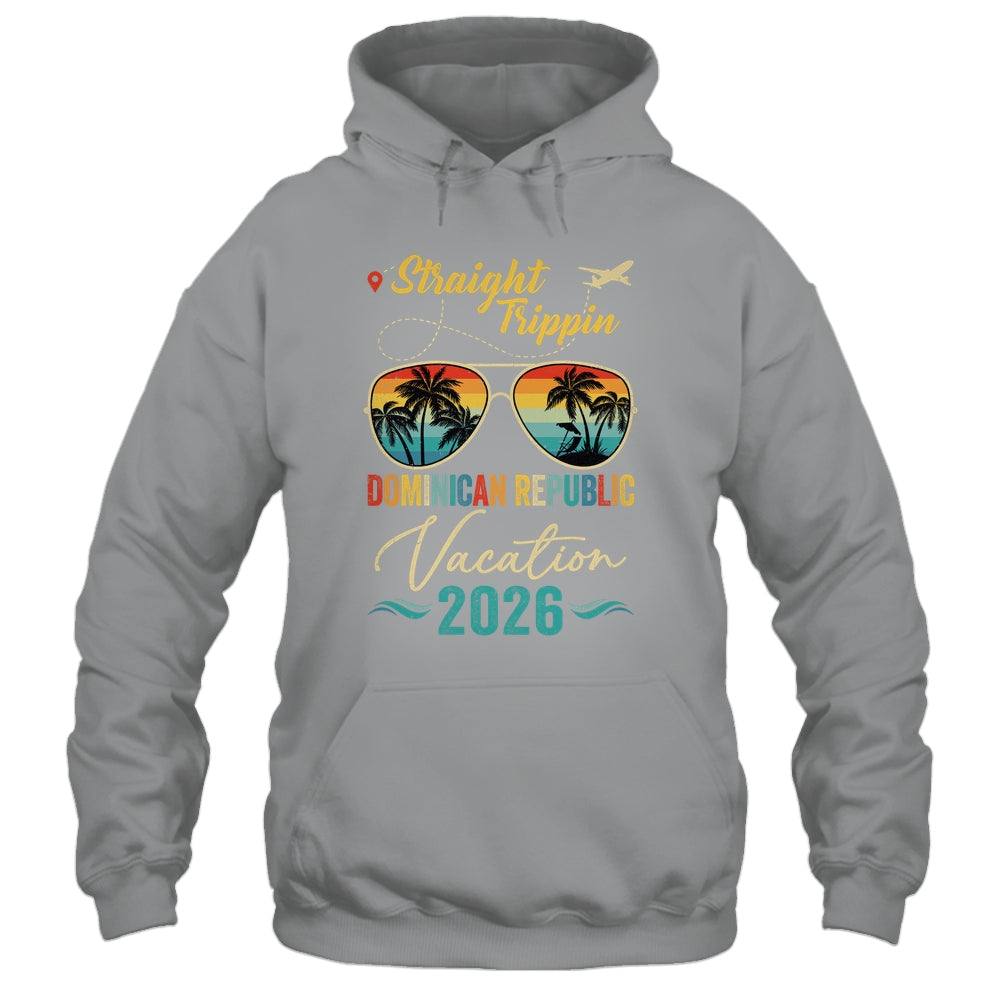 Straight Trippin Dominican Republic 2026 Family Summer Vacation Shirt & Tank Top | teecentury