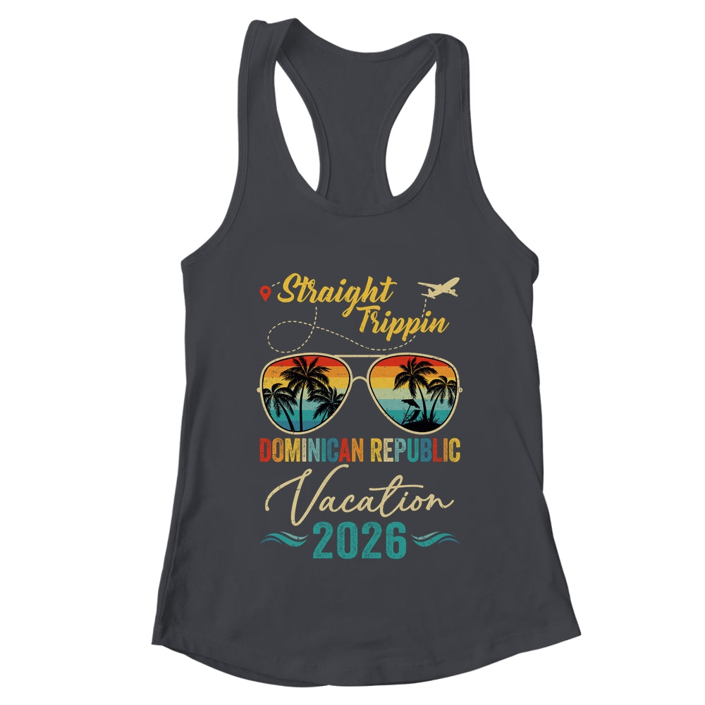 Straight Trippin Dominican Republic 2026 Family Summer Vacation Shirt & Tank Top | teecentury