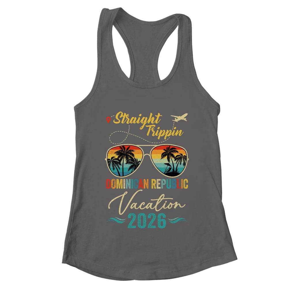 Straight Trippin Dominican Republic 2026 Family Summer Vacation Shirt & Tank Top | teecentury