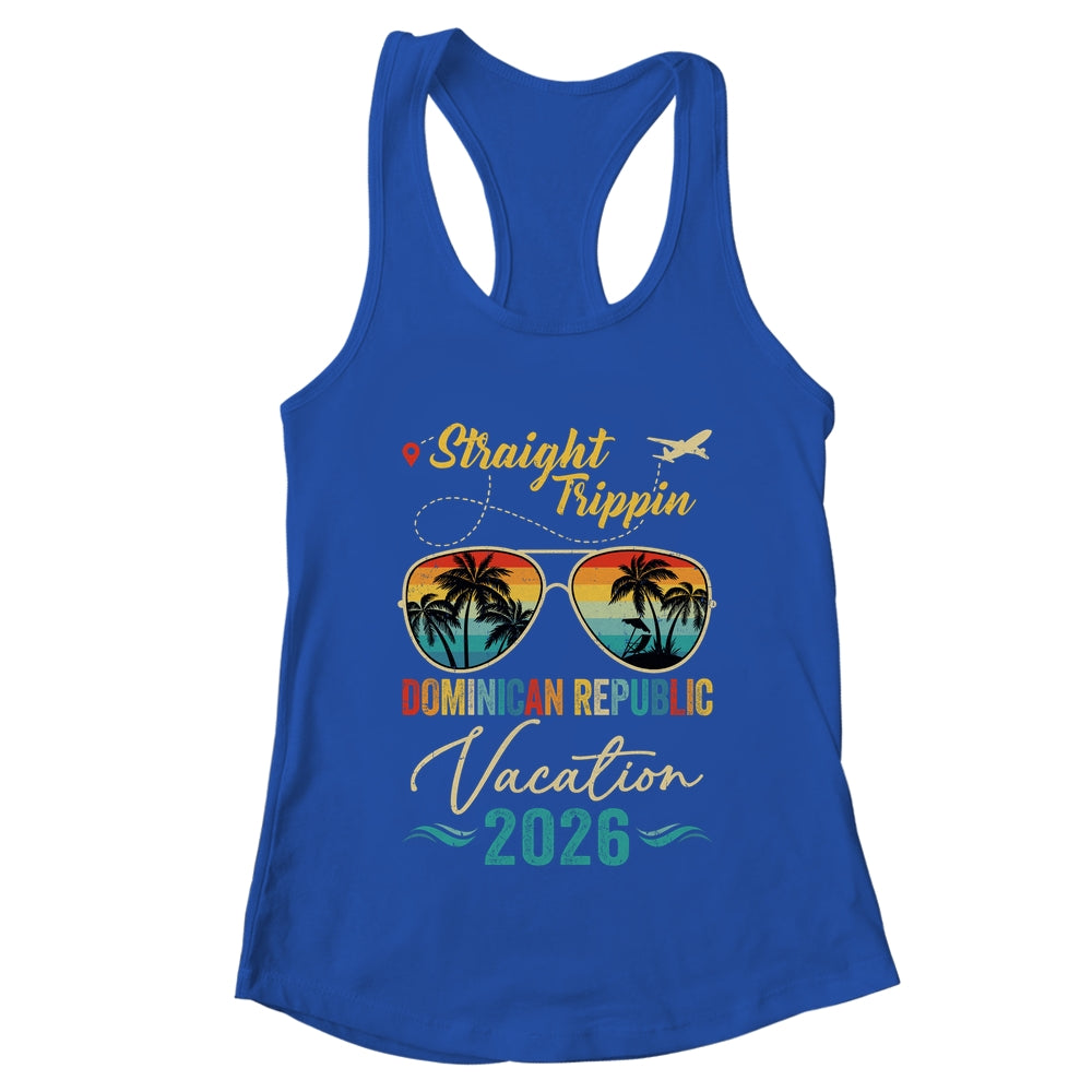 Straight Trippin Dominican Republic 2026 Family Summer Vacation Shirt & Tank Top | teecentury