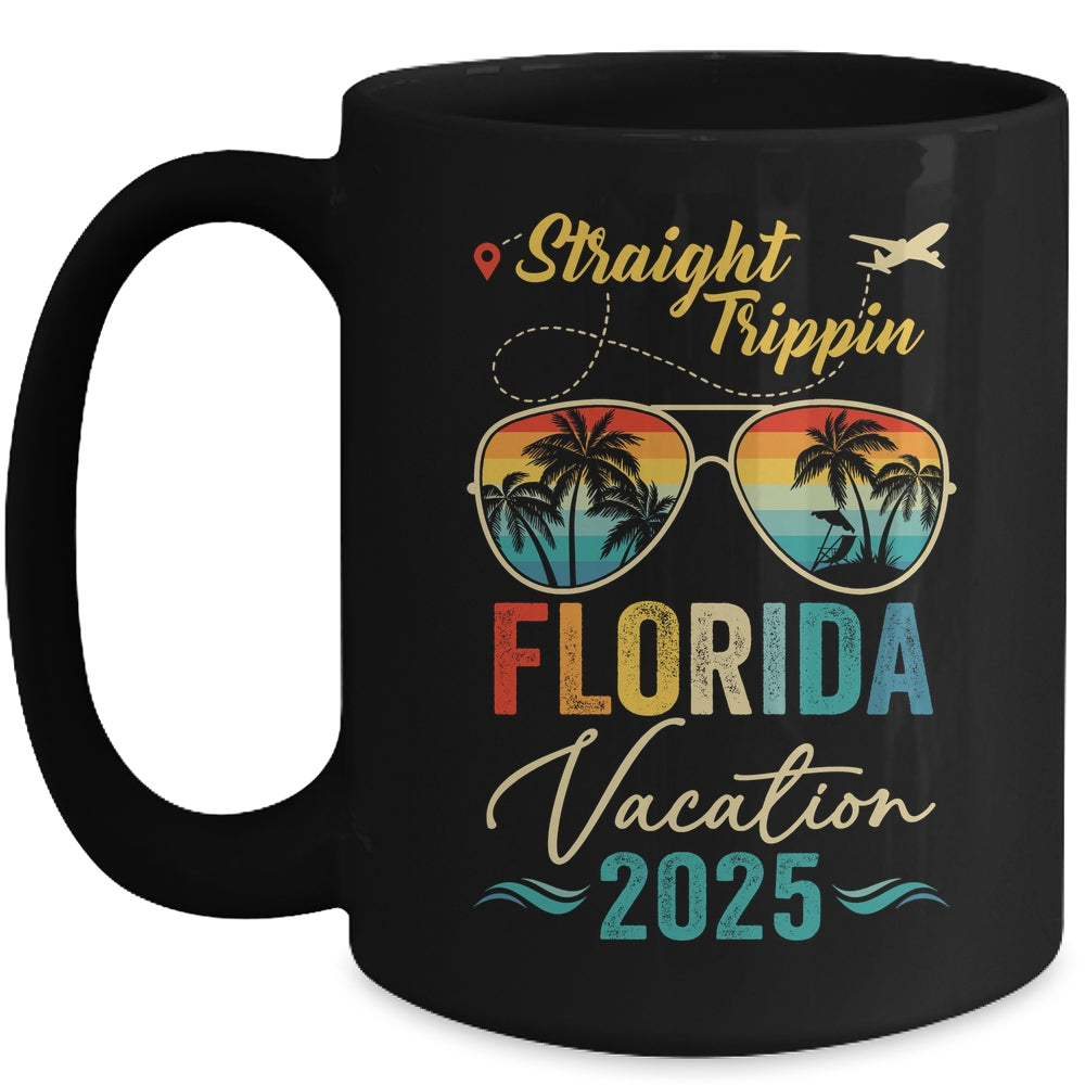 Straight Trippin Florida 2025 Family Summer Vacation Mug | teecentury