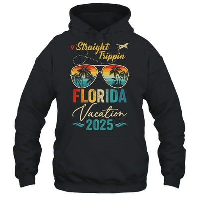 Straight Trippin Florida 2025 Family Summer Vacation Shirt & Tank Top | teecentury