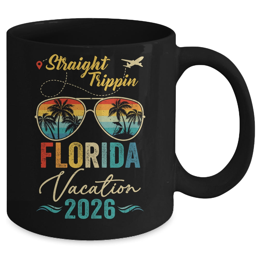 Straight Trippin Florida 2026 Family Summer Vacation Mug | teecentury