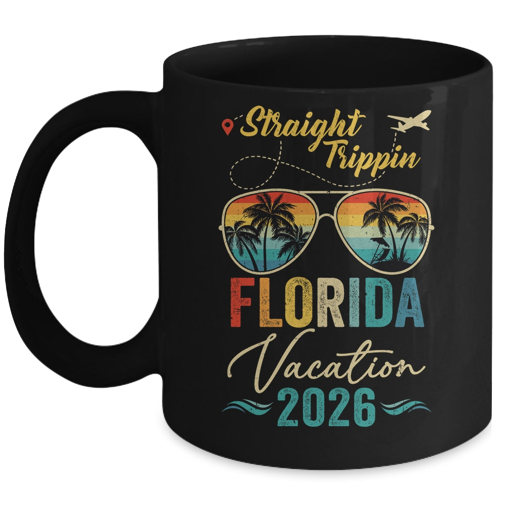 Straight Trippin Florida 2026 Family Summer Vacation Mug | teecentury