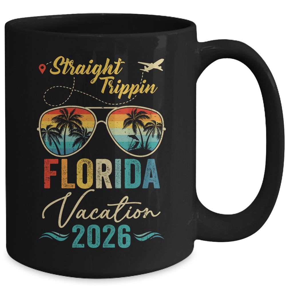 Straight Trippin Florida 2026 Family Summer Vacation Mug | teecentury