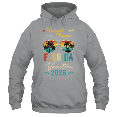Straight Trippin Florida 2026 Family Summer Vacation Shirt & Tank Top | teecentury