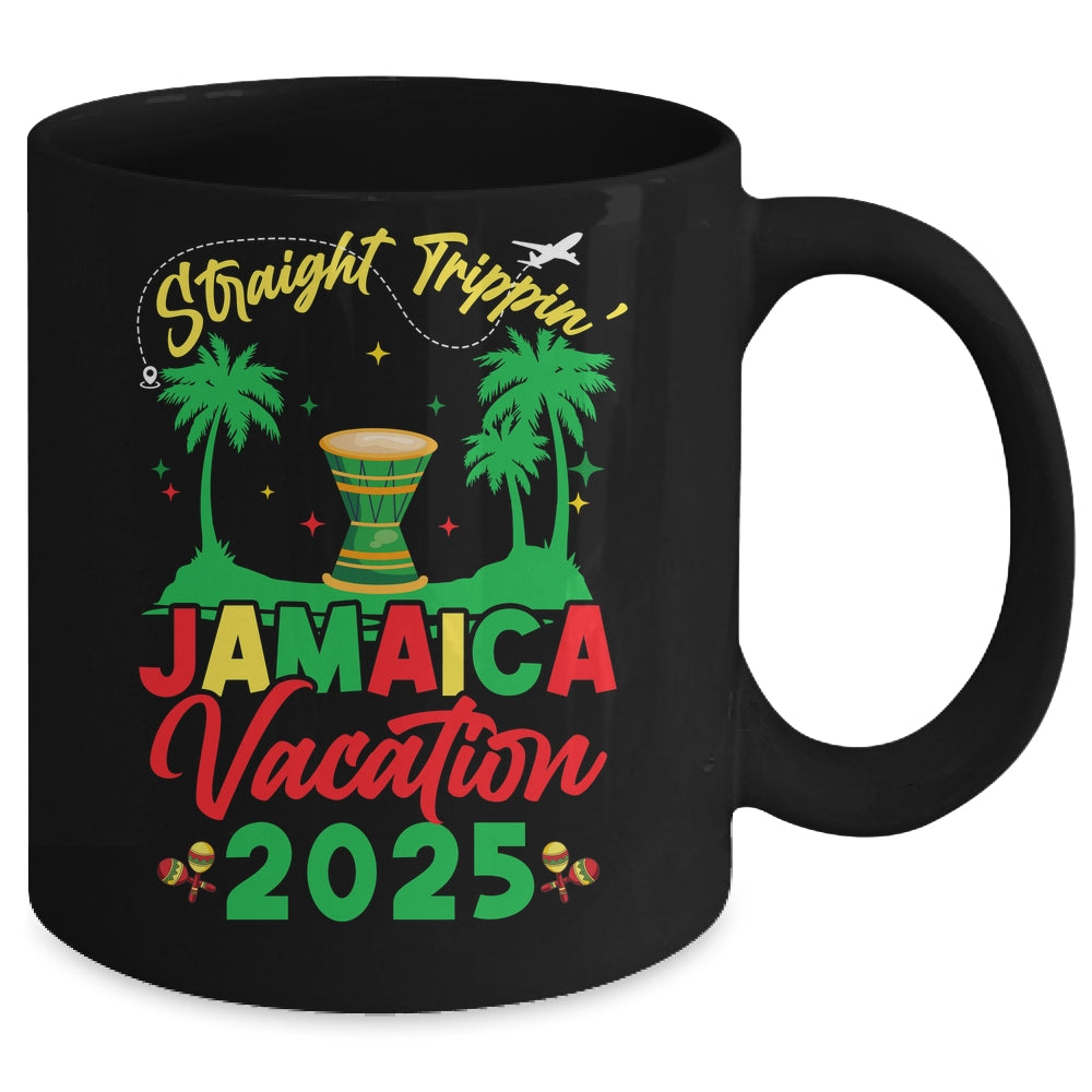 Straight Trippin Jamaica 2025 Couples Trip Family Vacation Mug | teecentury