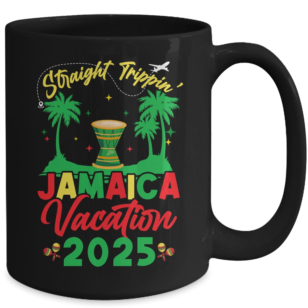Straight Trippin Jamaica 2025 Couples Trip Family Vacation Mug | teecentury