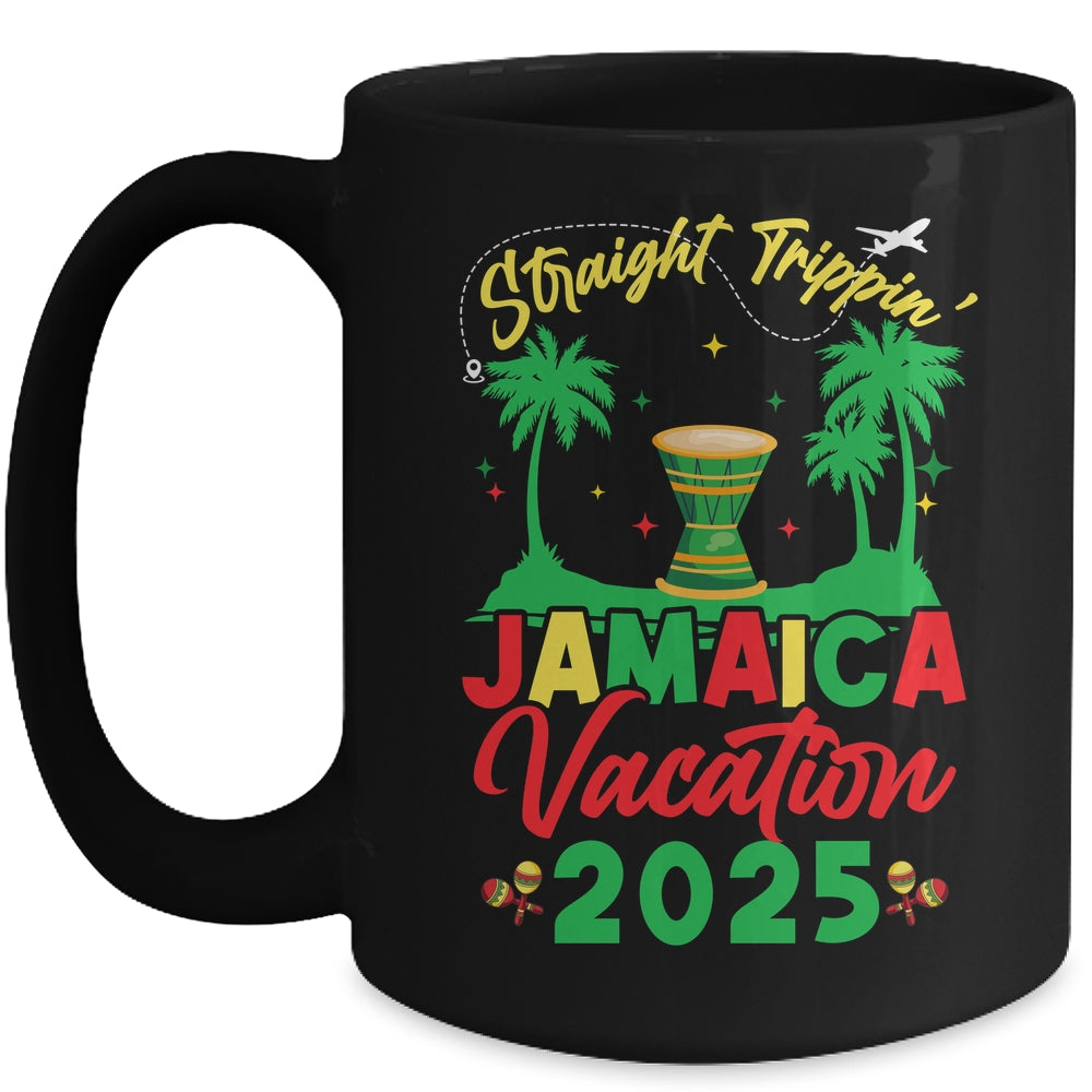 Straight Trippin Jamaica 2025 Couples Trip Family Vacation Mug | teecentury