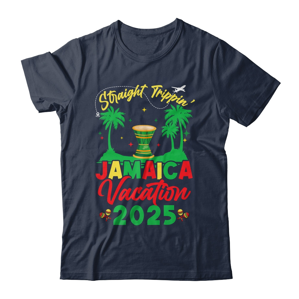 Straight Trippin Jamaica 2025 Couples Trip Family Vacation Shirt & Tank Top | teecentury