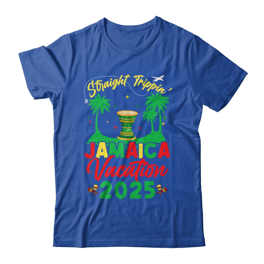 Straight Trippin Jamaica 2025 Couples Trip Family Vacation Shirt & Tank Top | teecentury