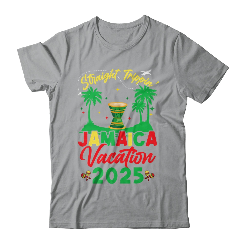 Straight Trippin Jamaica 2025 Couples Trip Family Vacation Shirt & Tank Top | teecentury