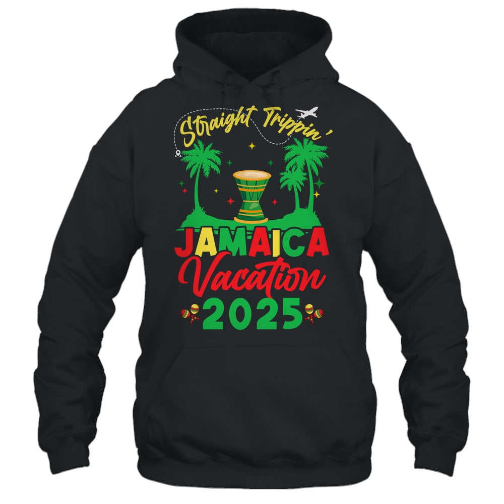 Straight Trippin Jamaica 2025 Couples Trip Family Vacation Shirt & Tank Top | teecentury