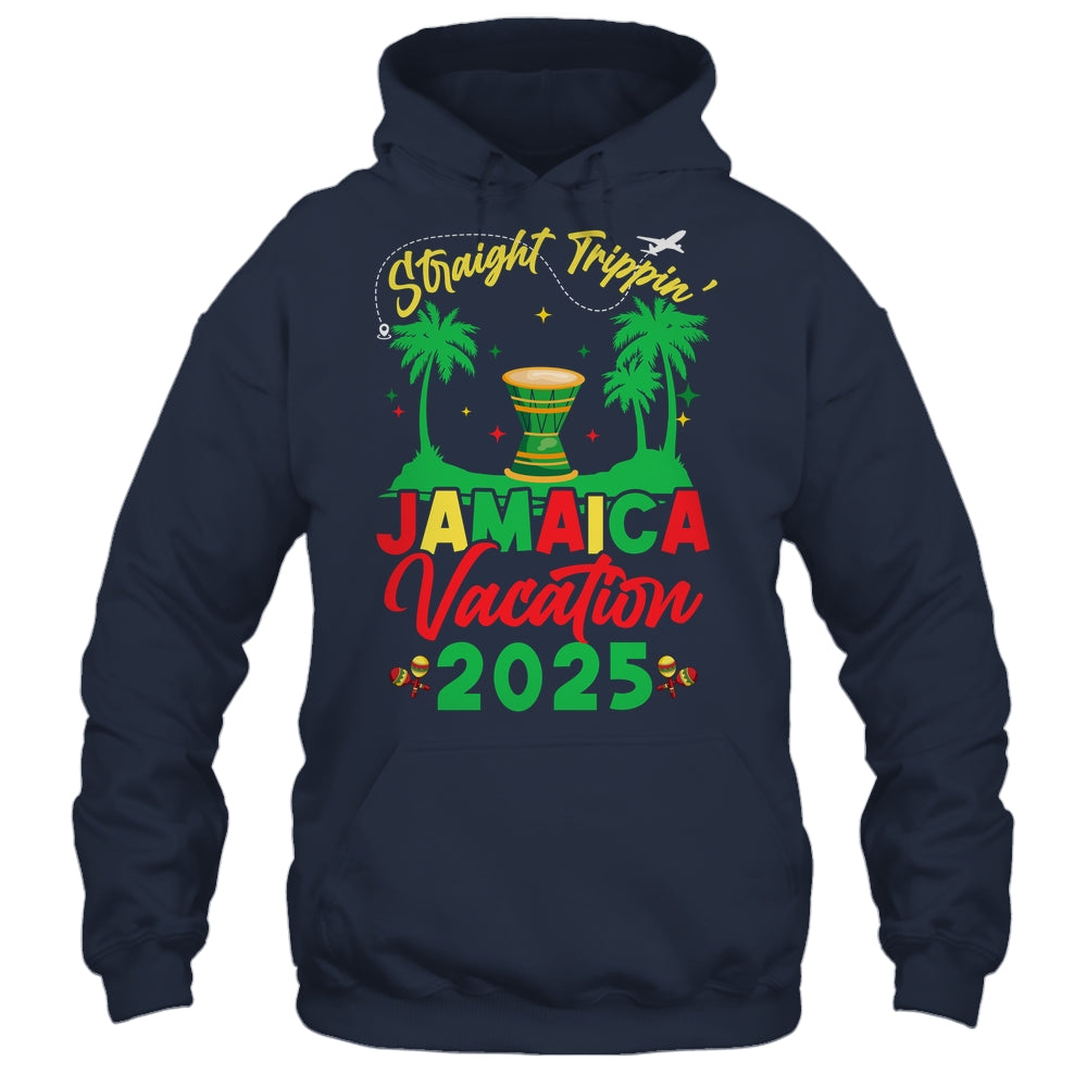 Straight Trippin Jamaica 2025 Couples Trip Family Vacation Shirt & Tank Top | teecentury