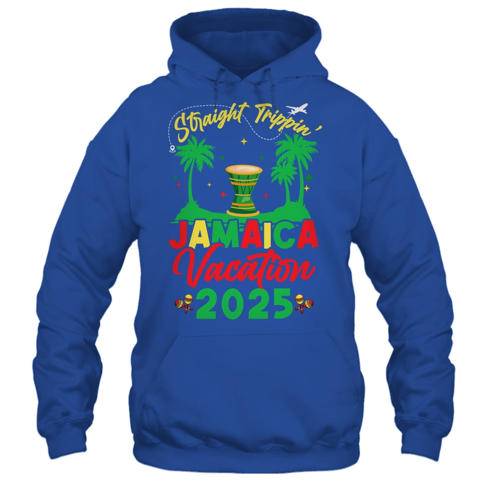Straight Trippin Jamaica 2025 Couples Trip Family Vacation Shirt & Tank Top | teecentury
