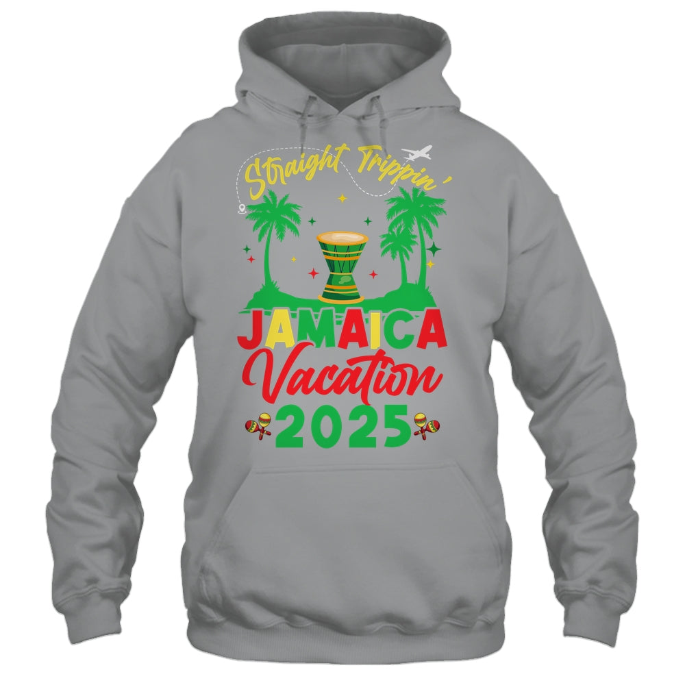 Straight Trippin Jamaica 2025 Couples Trip Family Vacation Shirt & Tank Top | teecentury