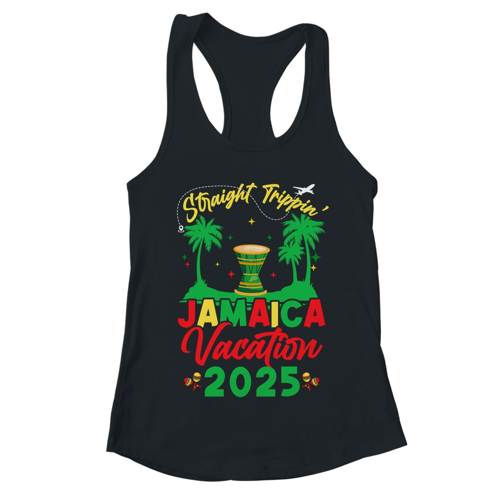 Straight Trippin Jamaica 2025 Couples Trip Family Vacation Shirt & Tank Top | teecentury