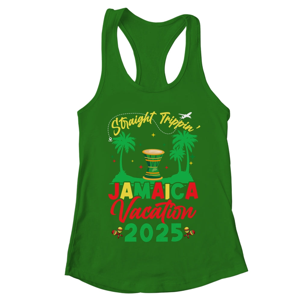 Straight Trippin Jamaica 2025 Couples Trip Family Vacation Shirt & Tank Top | teecentury