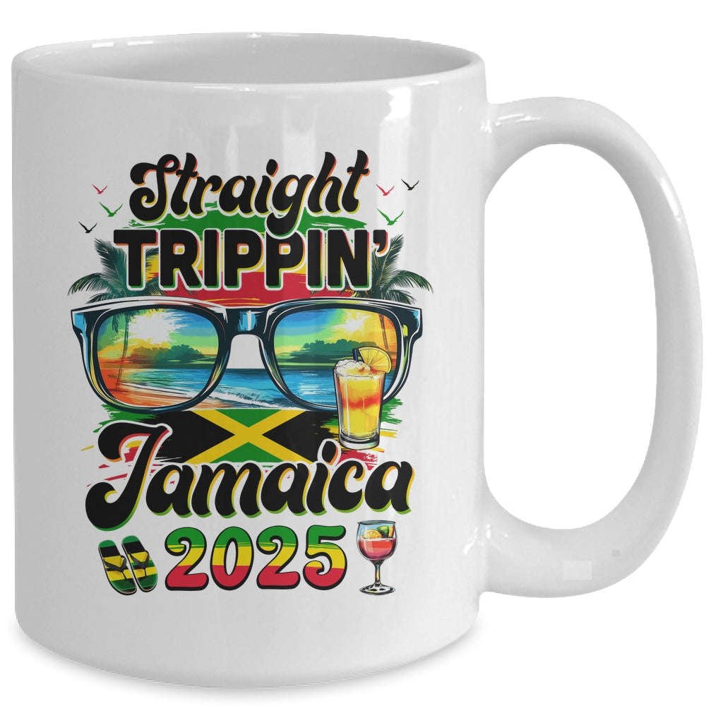 Straight Trippin' Jamaica Family Vacation Girls Trip 2025 Mug | teecentury