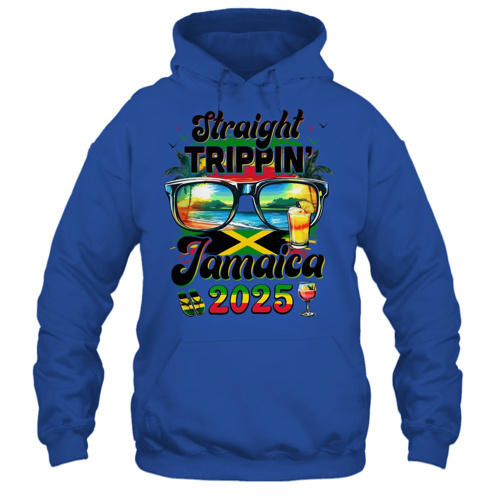 Straight Trippin' Jamaica Family Vacation Girls Trip 2025 Shirt & Tank Top | teecentury