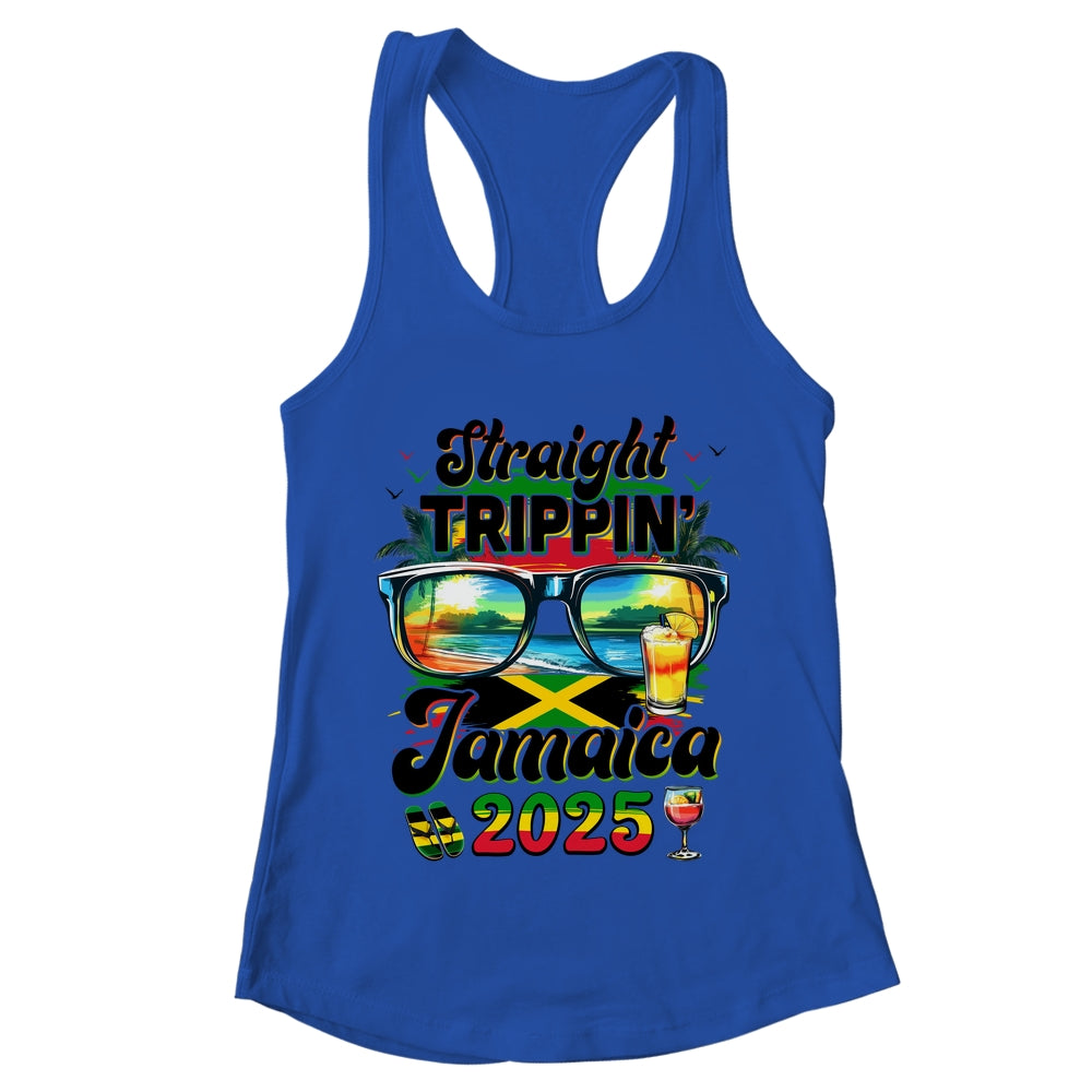 Straight Trippin' Jamaica Family Vacation Girls Trip 2025 Shirt & Tank Top | teecentury