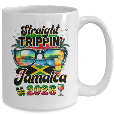 Straight Trippin' Jamaica Family Vacation Girls Trip 2026 Mug | teecentury