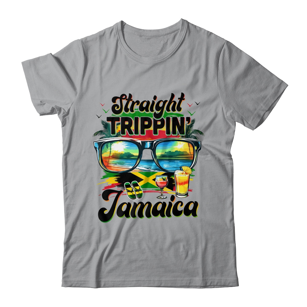 Straight Trippin Jamaica Family Vacation Girls Trip Vacation Shirt & Tank Top | teecentury
