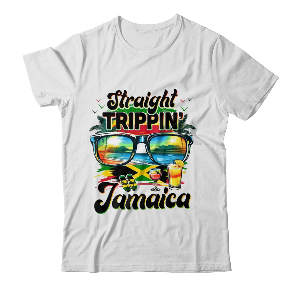 Straight Trippin Jamaica Family Vacation Girls Trip Vacation Shirt & Tank Top | teecentury