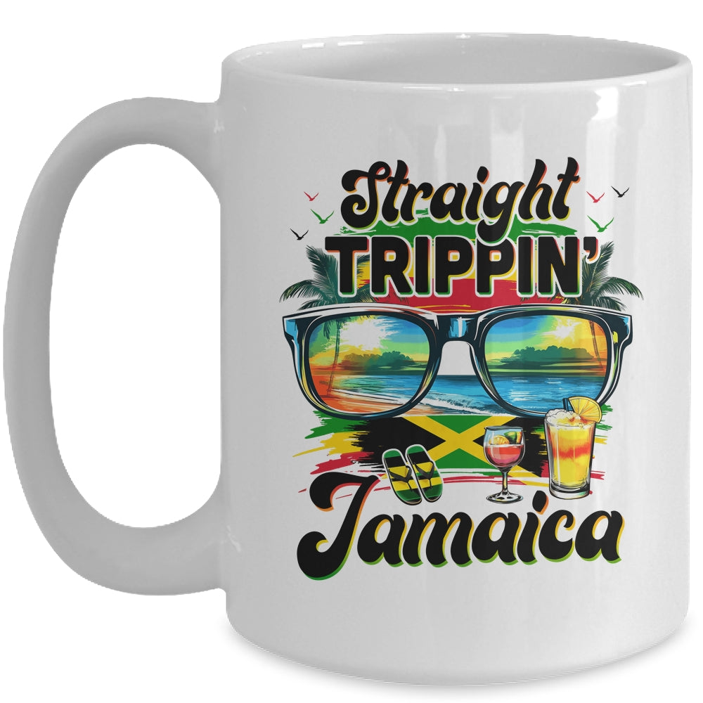 Straight Trippin Jamaica Family Vacation Girls Trip Vacation Mug | teecentury