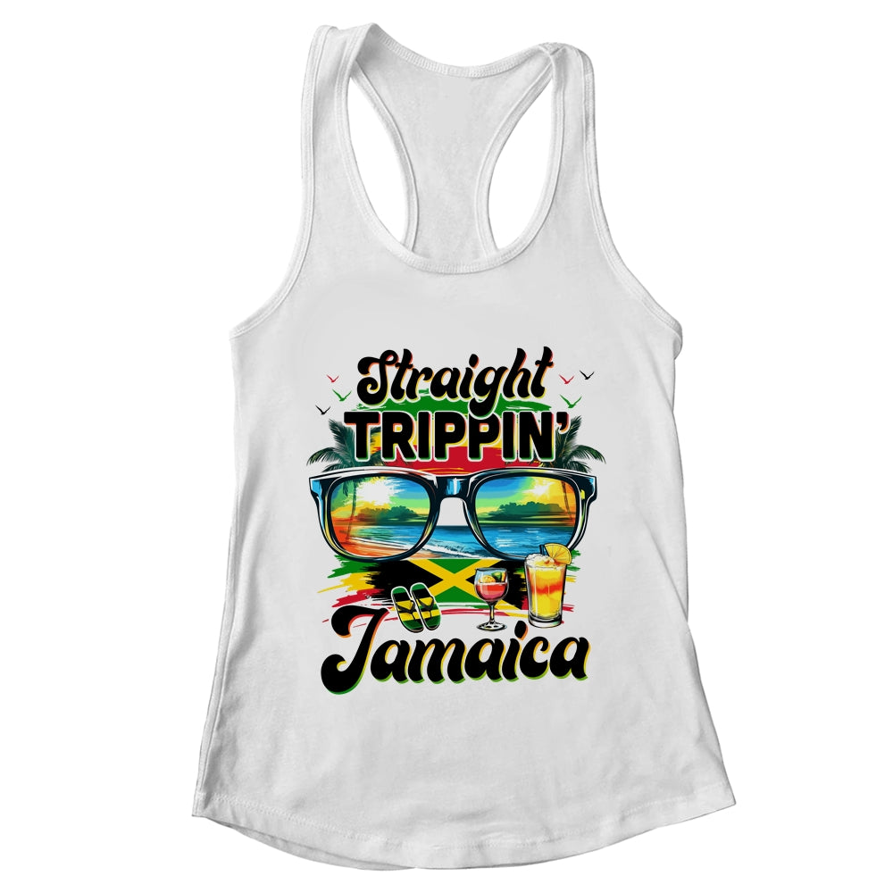 Straight Trippin Jamaica Family Vacation Girls Trip Vacation Shirt & Tank Top | teecentury