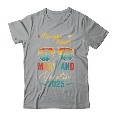 Straight Trippin Maryland 2025 Family Summer Vacation Shirt & Tank Top | teecentury