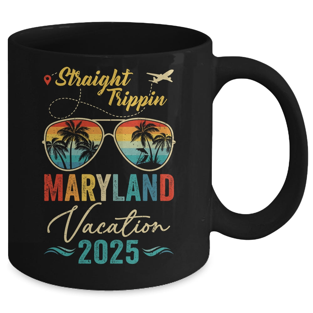 Straight Trippin Maryland 2025 Family Summer Vacation Mug | teecentury