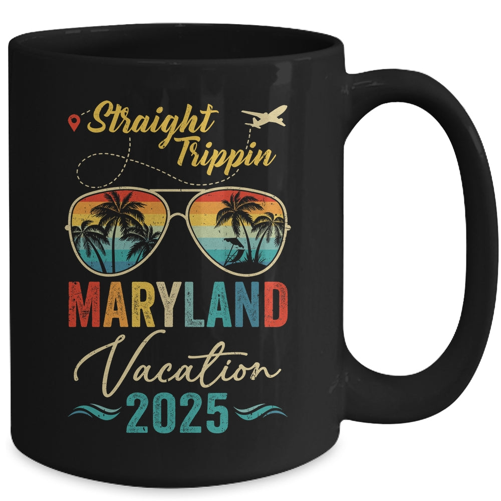 Straight Trippin Maryland 2025 Family Summer Vacation Mug | teecentury