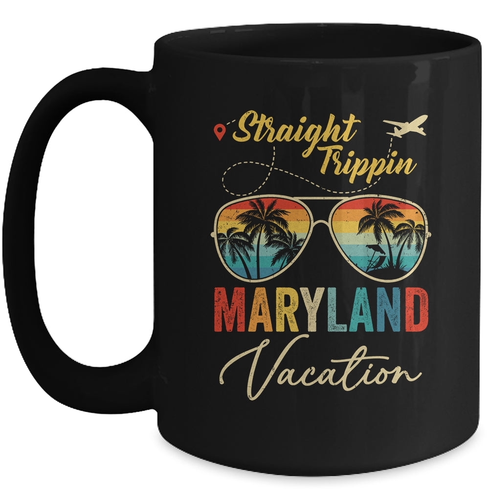 Straight Trippin Maryland Vacation 2024 Family Summer Mug | teecentury