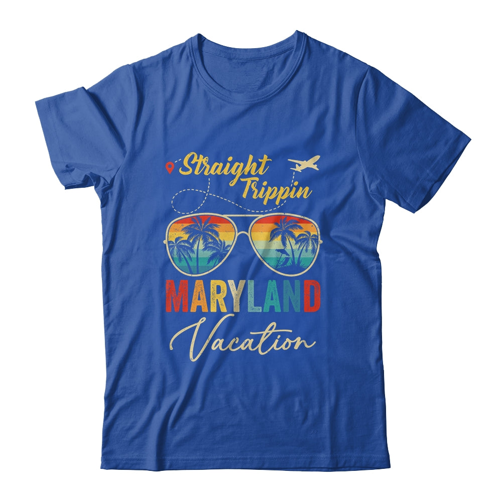 Straight Trippin Maryland Vacation 2024 Family Summer Shirt & Tank Top | teecentury