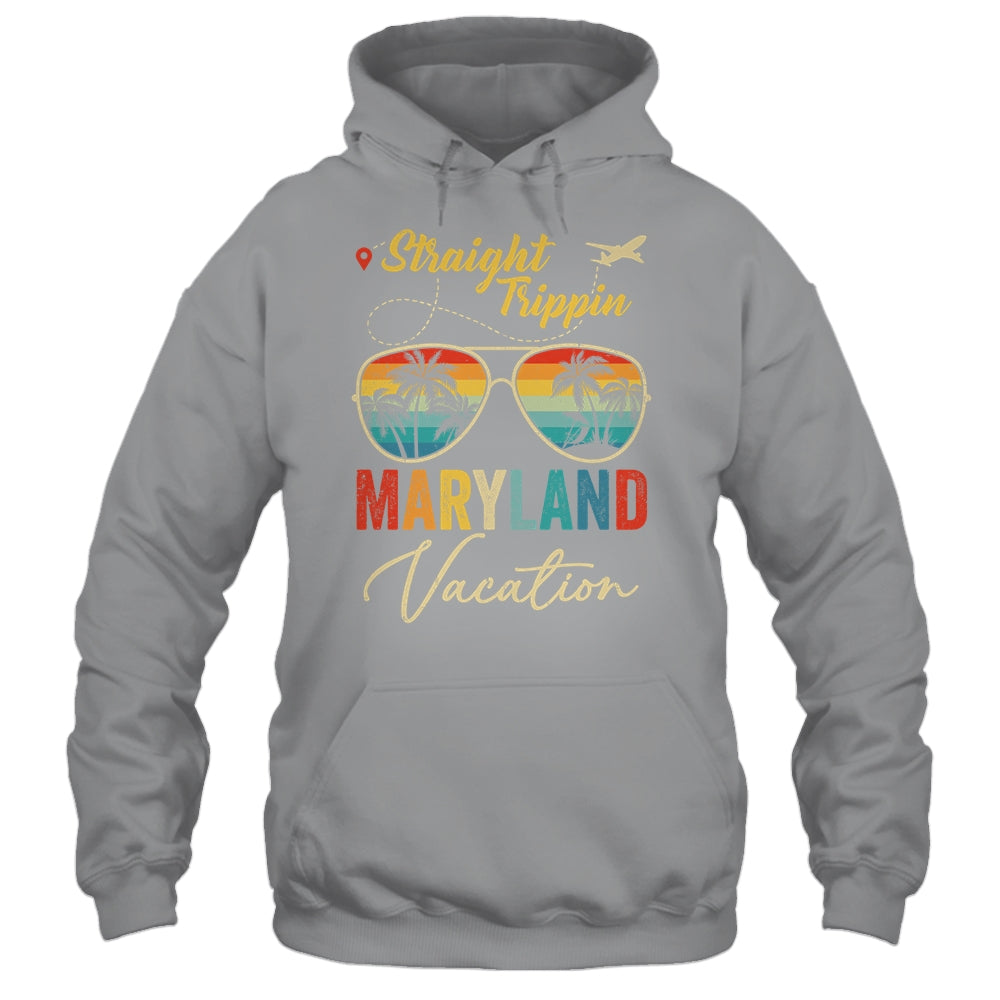 Straight Trippin Maryland Vacation 2024 Family Summer Shirt & Tank Top | teecentury