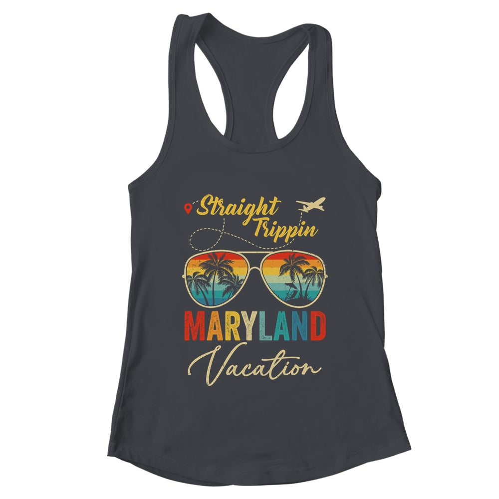 Straight Trippin Maryland Vacation 2024 Family Summer Shirt & Tank Top | teecentury