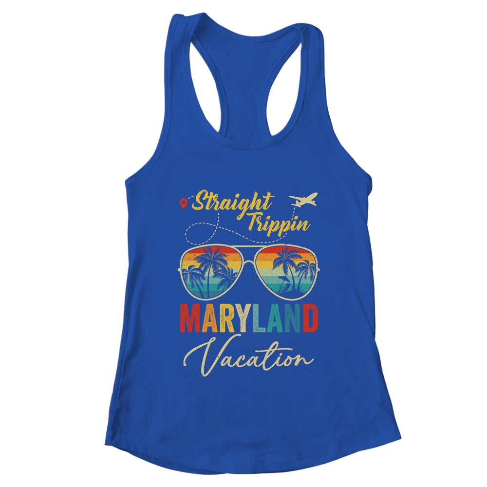 Straight Trippin Maryland Vacation 2024 Family Summer Shirt & Tank Top | teecentury