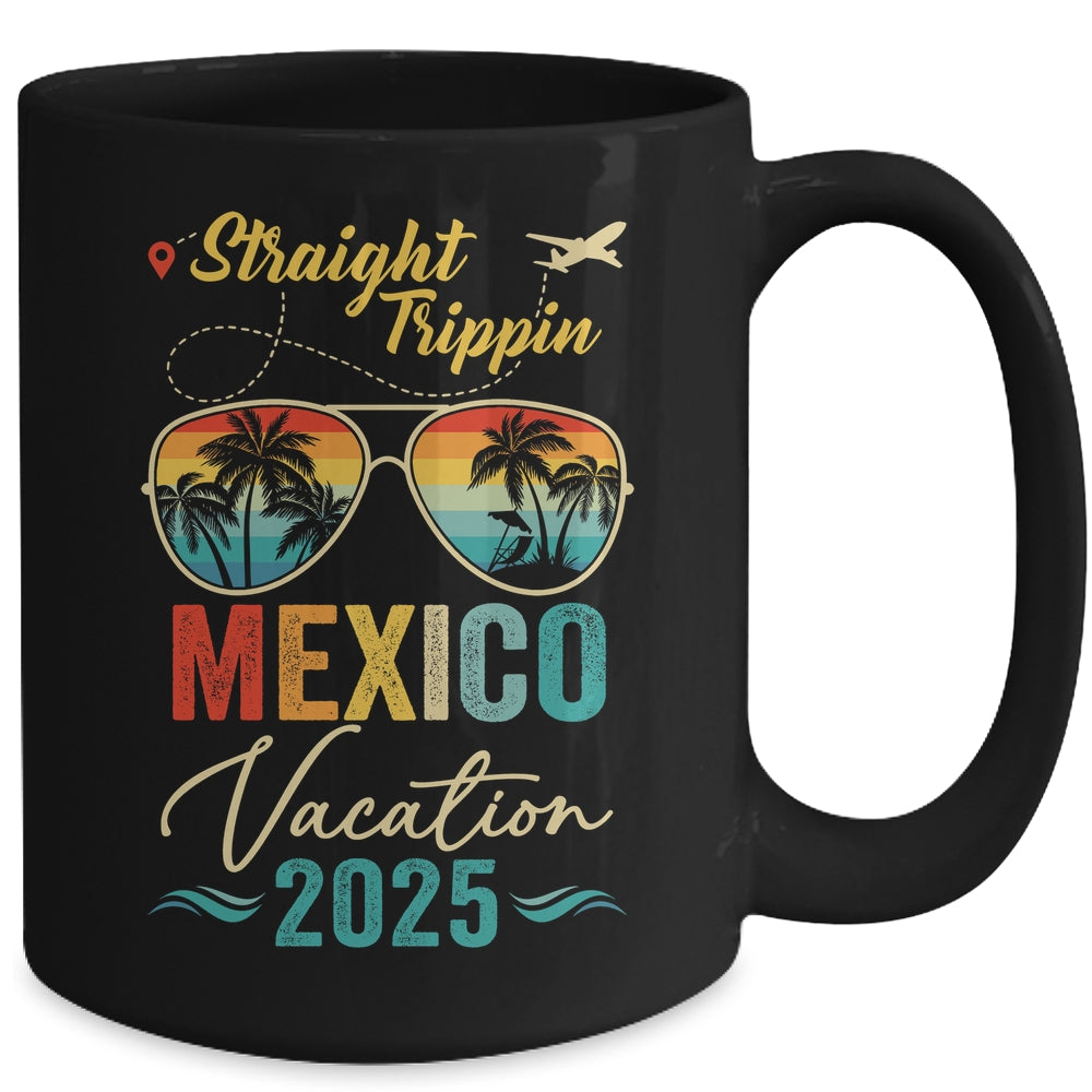 Straight Trippin Mexico 2025 Family Summer Vacation Mug | teecentury