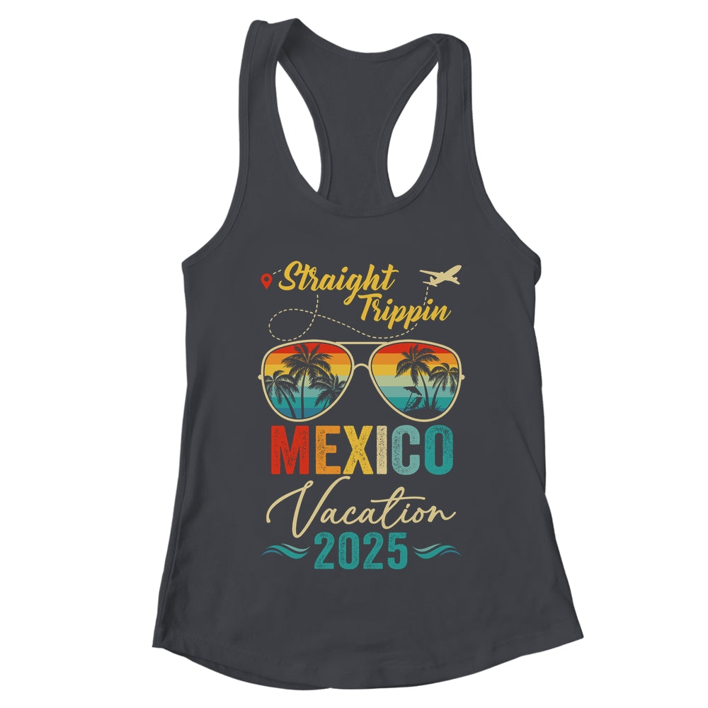 Straight Trippin Mexico 2025 Family Summer Vacation Shirt & Tank Top | teecentury