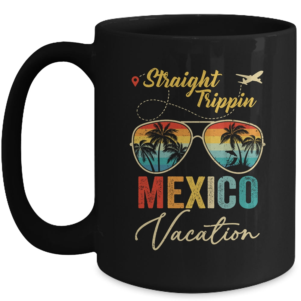 Straight Trippin Mexico Vacation 2024 Family Summer Mug | teecentury