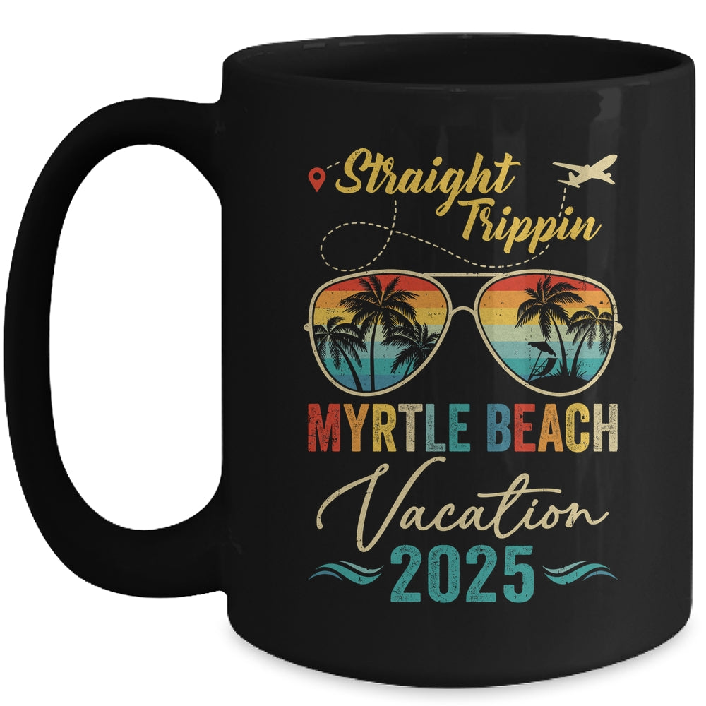 Straight Trippin Myrtle Beach 2025 Family Summer Vacation Mug | teecentury