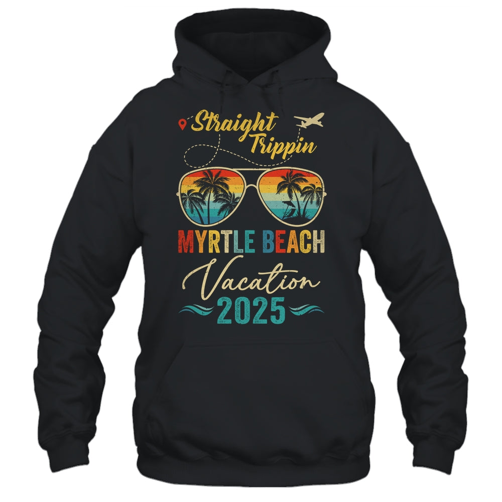 Straight Trippin Myrtle Beach 2025 Family Summer Vacation Shirt & Tank Top | teecentury