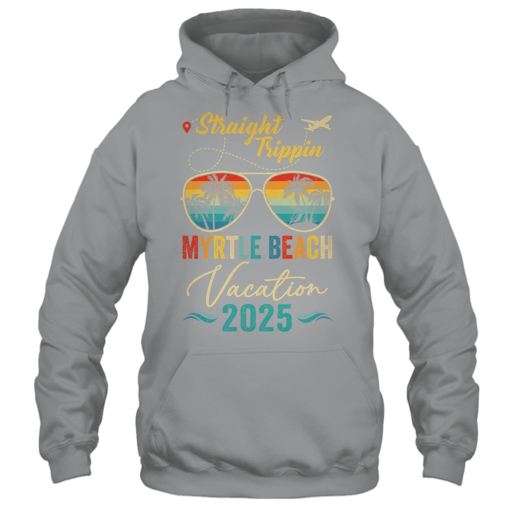 Straight Trippin Myrtle Beach 2025 Family Summer Vacation Shirt & Tank Top | teecentury