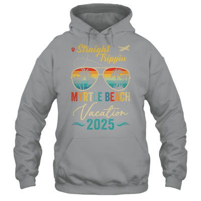 Straight Trippin Myrtle Beach 2025 Family Summer Vacation Shirt & Tank Top | teecentury