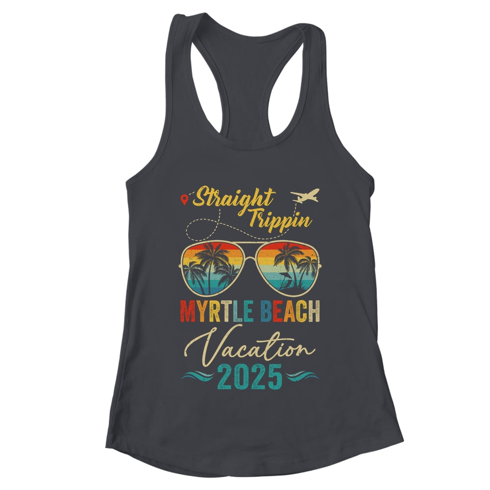 Straight Trippin Myrtle Beach 2025 Family Summer Vacation Shirt & Tank Top | teecentury