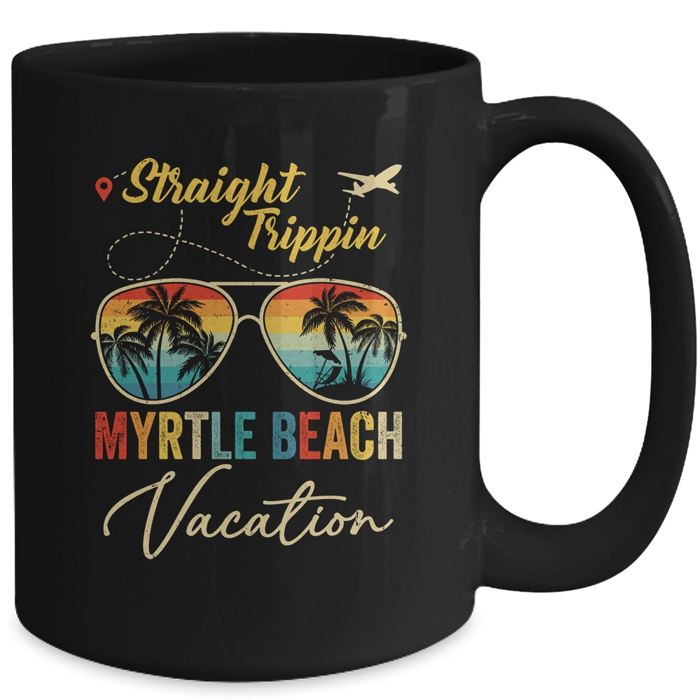 Straight Trippin Myrtle Beach Vacation 2024 Family Summer Mug | teecentury
