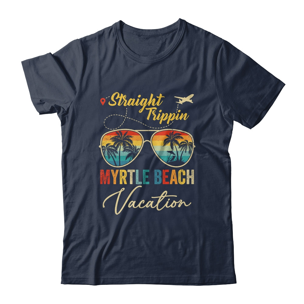 Straight Trippin Myrtle Beach Vacation 2024 Family Summer Shirt & Tank Top | teecentury