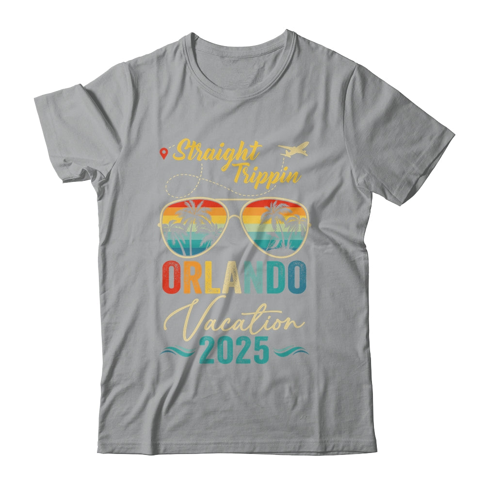 Straight Trippin Orlando 2025 Family Summer Vacation Shirt & Tank Top | teecentury