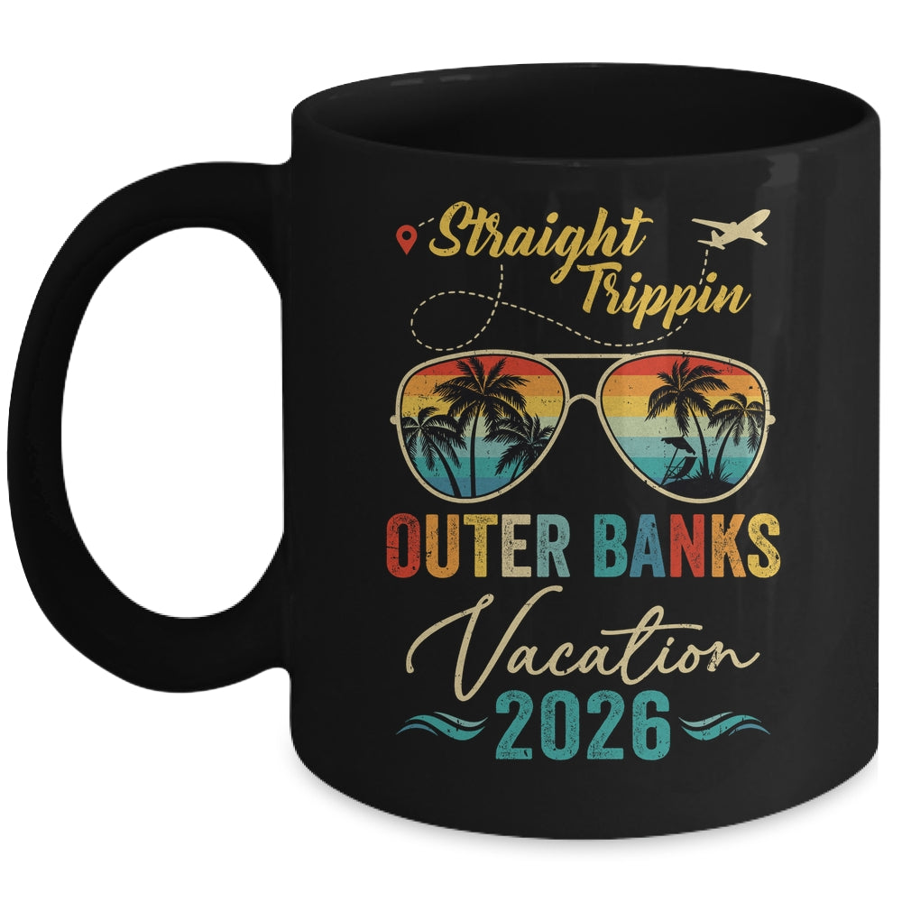 Straight Trippin Outer Banks 2026 Family Summer Vacation Mug | teecentury